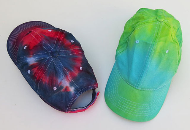 How to Tie-Dye a Baseball Cap | ehow display picture 2