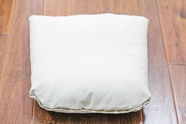 Hook-and-loop fastener joined together to close the cushion cover