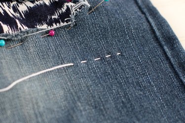 pull thread through
