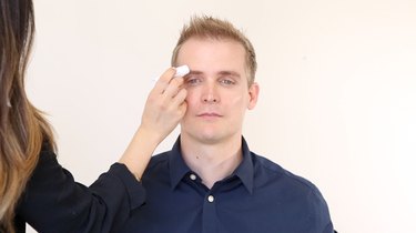 Glue on eyebrows