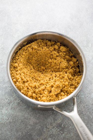Combine melted butter, graham cracker crumbs, sugar and salt.