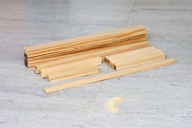 all materials cut and ready