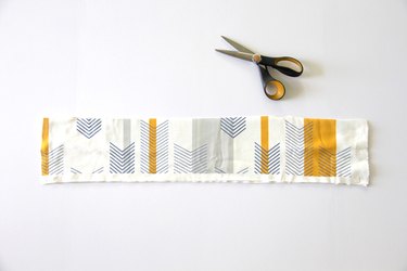 Cut out a waistband for your skirt