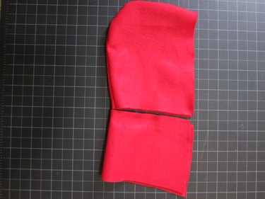 Cut an extension piece for the hood
