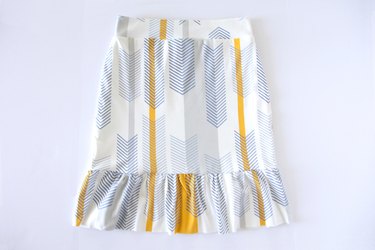 Hem skirt to finish