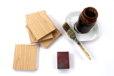 how to stain wood with coffee grounds