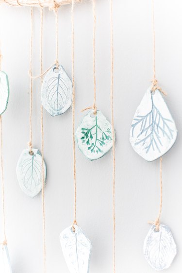 Botanical Stamps on Clay