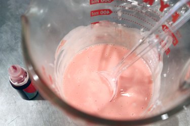 dyeing the soap