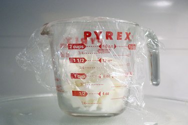microwave the soap base