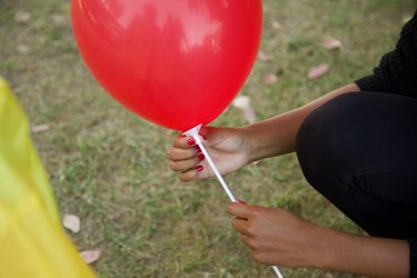 adding the red balloon