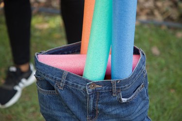 adding a pool noodle piece for the hips