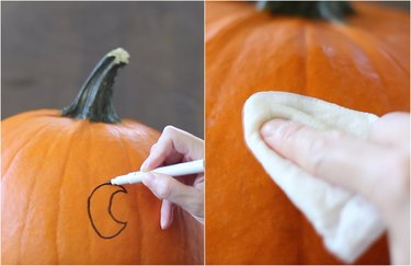 Draw with a dry-erase marker