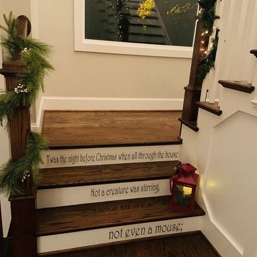 ‘Twas the Night Before Christmas Stairs Vinyl Decals