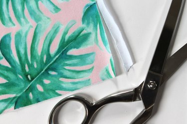 Scissors and fabric