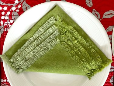 fold the bottom layer up