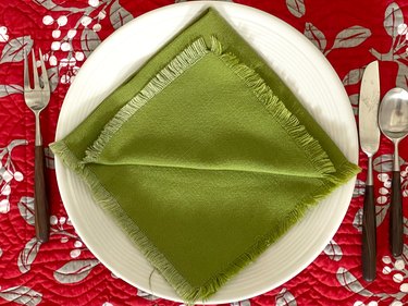 fold the top layer up