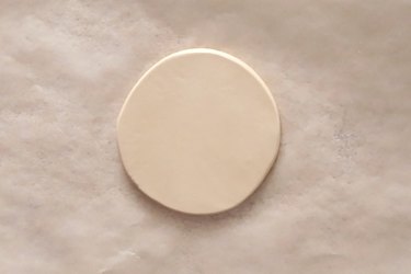 Bake tan clay coaster