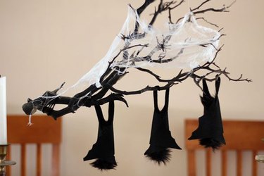 Transform your dining room into a vampire's lair with this centerpiece.