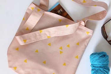 finished tote bag