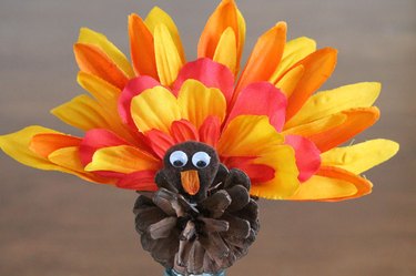 finished pinecone turkey