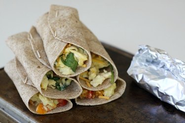 Peek-a-boo breakfast pockets