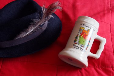 hat and beer stein