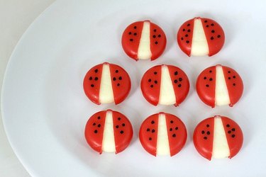 little ladybugs made of cheese