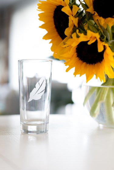 Etched glass