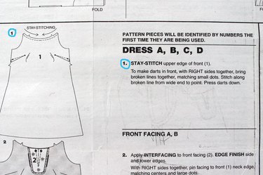first pattern direction