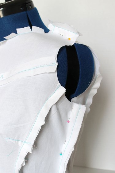 Make fit adjustments using pins.