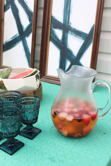 Frozen fruit make great ice cubes in summer beverages.