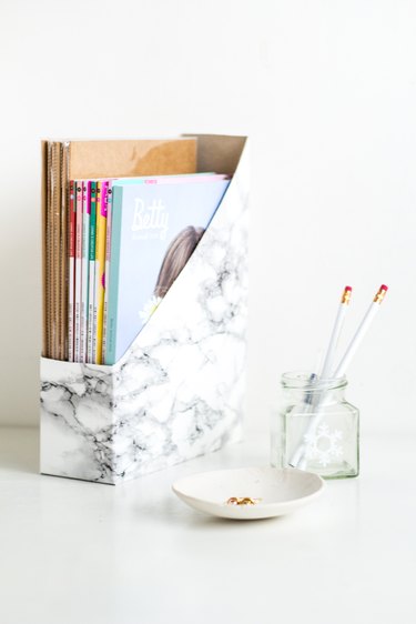 How to Make a Desk Magazine Holder