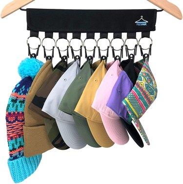 hat organizer for closet