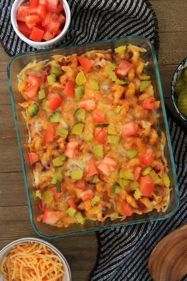 Bacon cheeseburger casserole