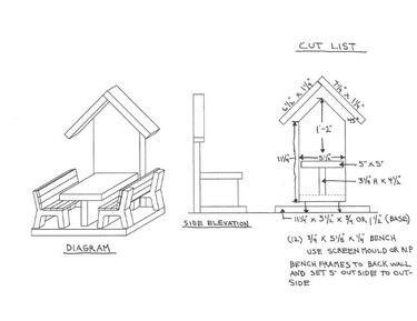 diagram of chess table squirrel feeder