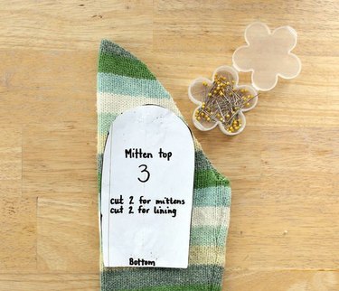 Sweater to Mittens DIY