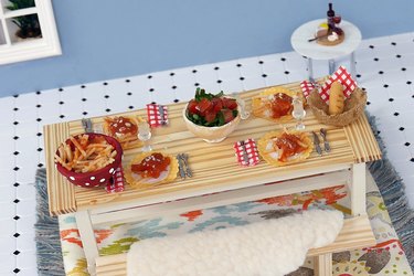 table set for dinner