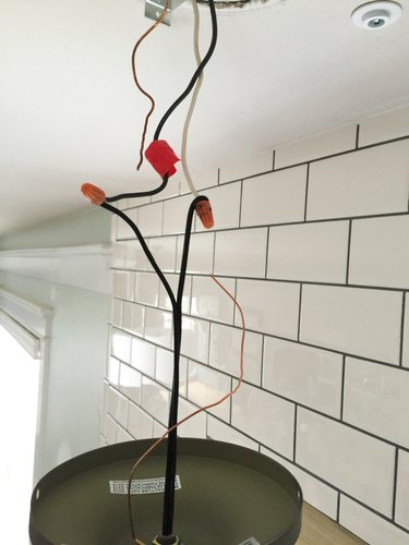 Loose copper wires.