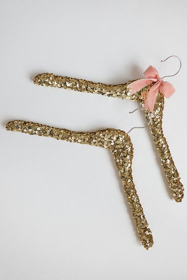 Two complete sequin hangers