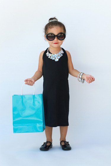 Girl in Breakfast at Tiffany's Costume