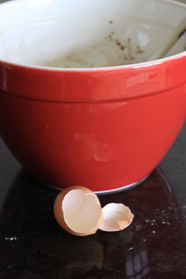 eggs on the counter