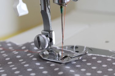needle in the highest position
