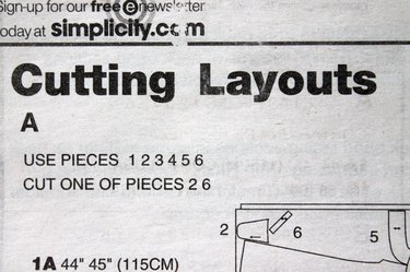 appropriate cutting layout