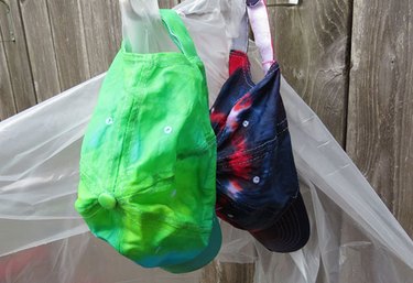 Hang hat to dry.