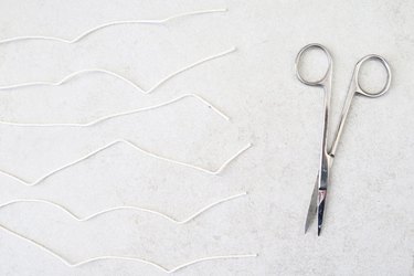 Cut strands of cotton cord