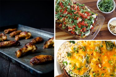 Dishes for a potluck
