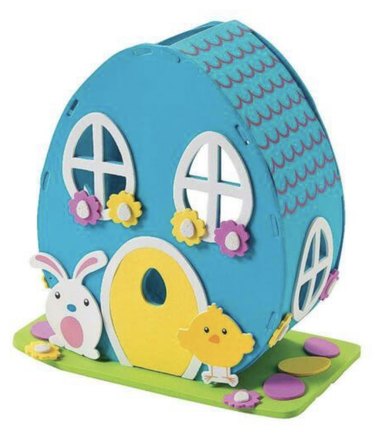 Blue Foam House Image