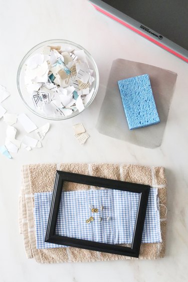 Supplies for handmade paper