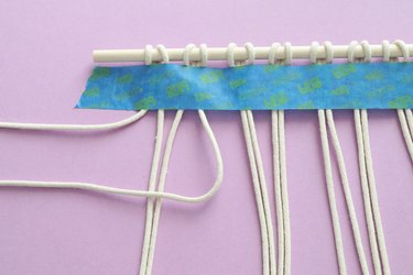 Making a square knot