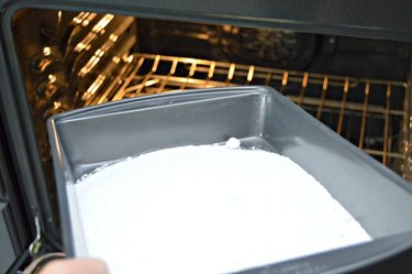 Baking soda turned washing soda.